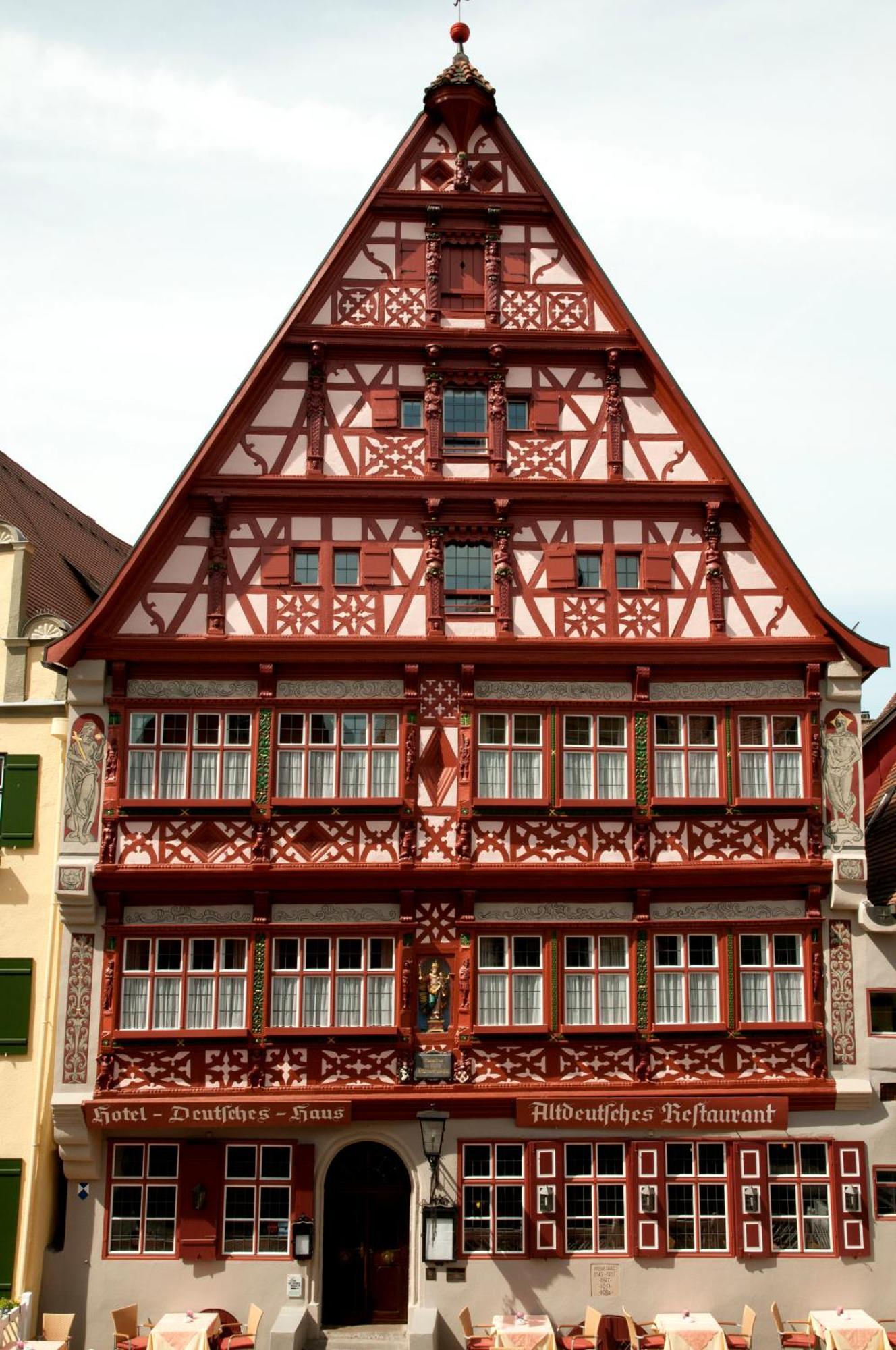 Hotel Deutsches Haus Dinkelsbühl Exterior foto